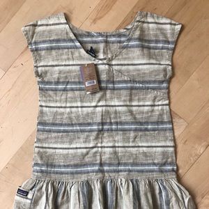 Patagonia medium (10) girls hemp dress